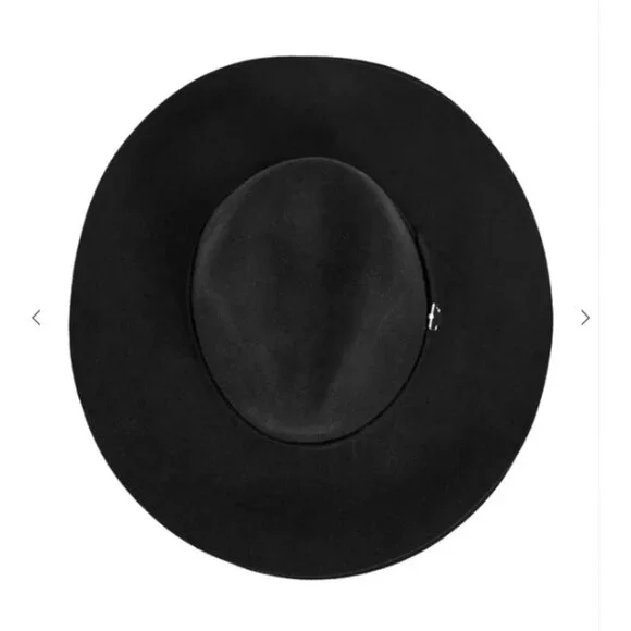 DISTURBIA Esbat wide brim witchy fedora hat RARE HTF - Picture 3 of 9